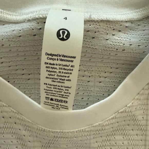 Lululemon Swiftly Pointelle white-4 - Picture 2 of 8